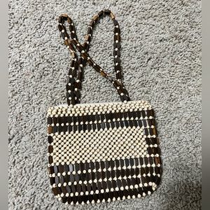 Wooden beaded bag. So cute for causal wear